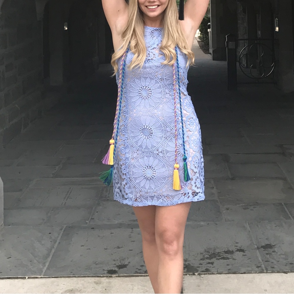 Purple mini dress from Francesca’s